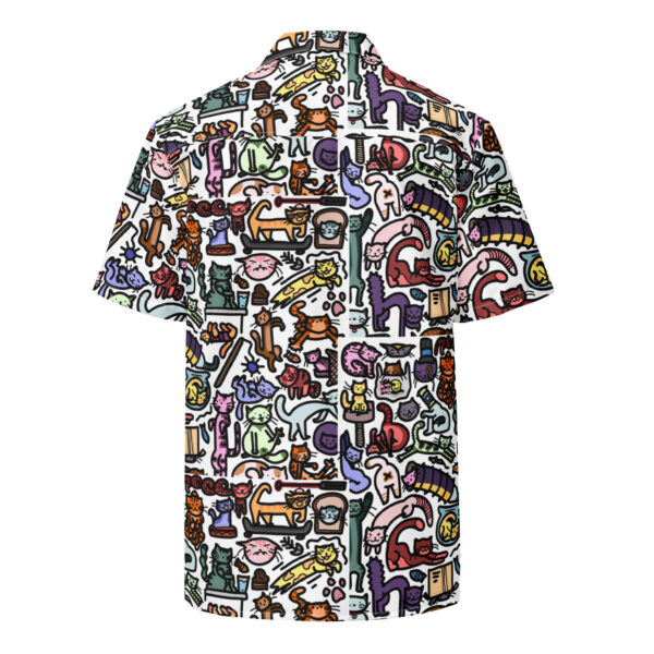 Lots of Cats Button Up Shirt - Image 2