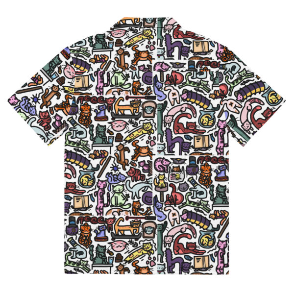 Lots of Cats Button Up Shirt - Image 7
