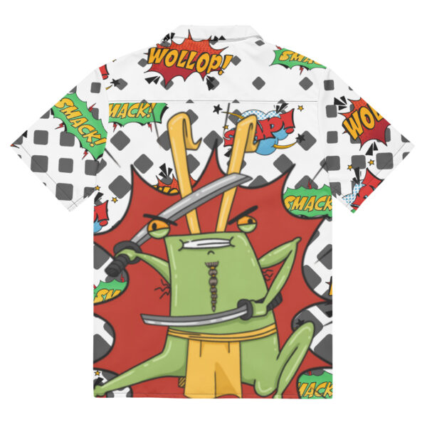 Jade Avenger Frog Button Up Shirt