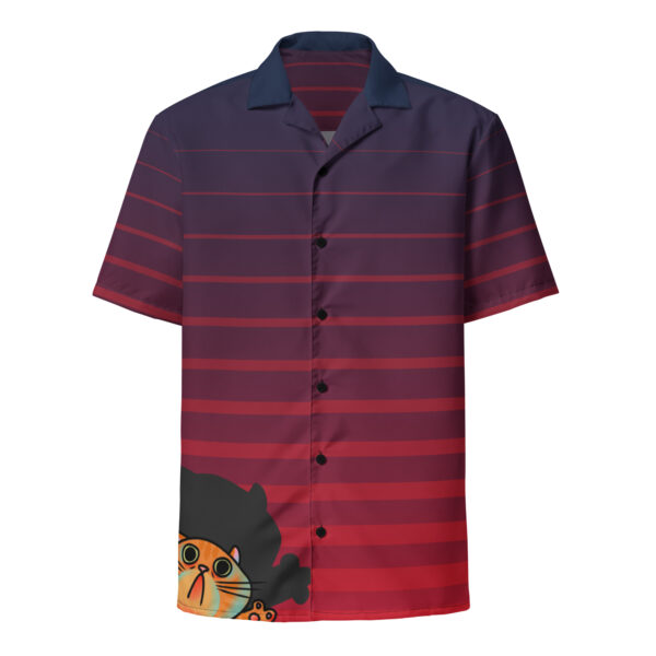 Demon Cat Button Up Shirt - Image 2