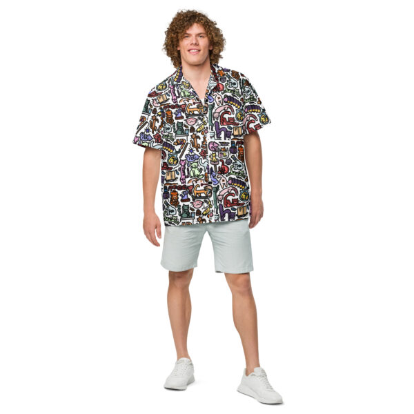 Lots of Cats Button Up Shirt - Image 4