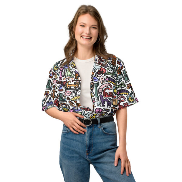Lots of Cats Button Up Shirt - Image 6
