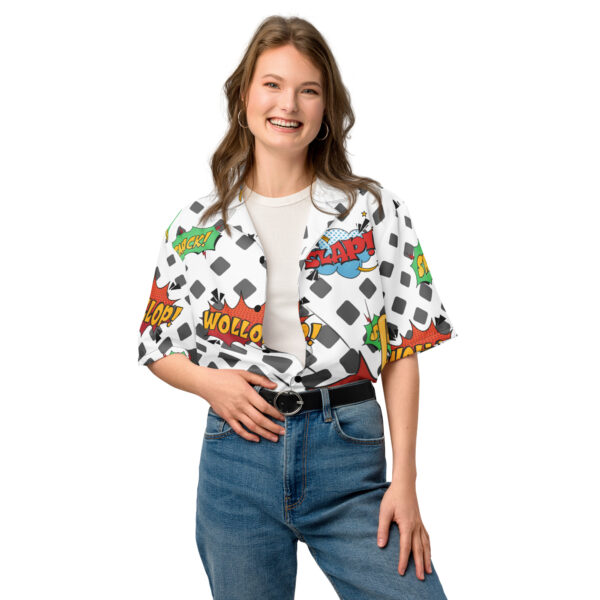 Jade Avenger Frog Button Up Shirt - Image 6