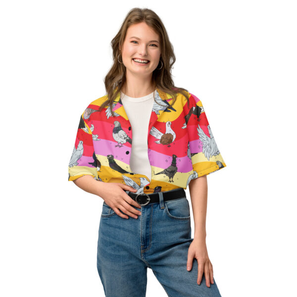 Pigeon Button Up Shirt - Image 3