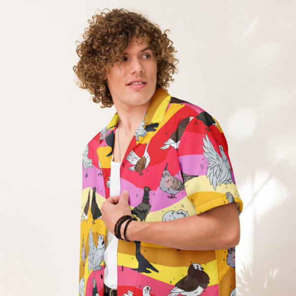 Pigeon Button Up Shirt - Image 5