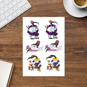 Bin Chicken Sticker Sheet